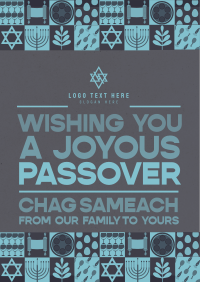 Abstract Geometric Passover Poster Image Preview