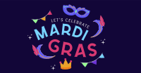 Mardi Gras Festival Facebook Ad Design