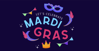 Mardi Gras Festival Facebook ad Image Preview