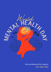 Support Mental Health Poster Design