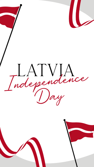Latvia Independence Flag Instagram story Image Preview