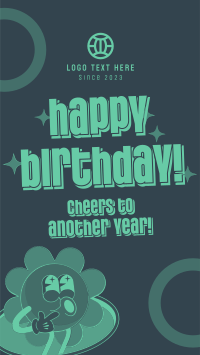 Happy Birthday Greeting Instagram Reel Design