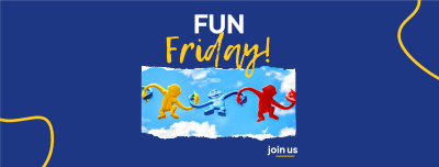 Fun Monkey Friday Facebook cover Image Preview
