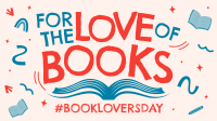 Book Lovers Doodle Facebook event cover Image Preview