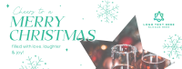 A Merry Christmas Feast Facebook Cover Design