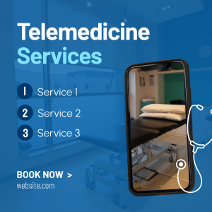 Telemedicine Services Instagram post Image Preview