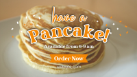Have a Pancake Facebook Event Cover Design