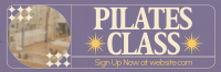 Modern Nostalgia Pilates Class Twitter Header Preview