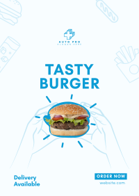 Burger Home Delivery Flyer Image Preview