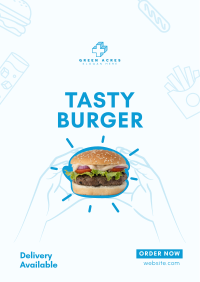 Burger Home Delivery Flyer Image Preview