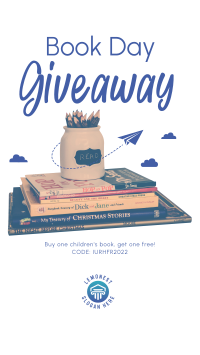 Book Giveaway Facebook story Image Preview