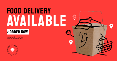 Food Takeout Delivery Facebook ad Image Preview