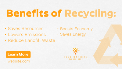 Recycling Benefits Facebook event cover Image Preview