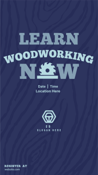 Woodworking Course Facebook story Image Preview