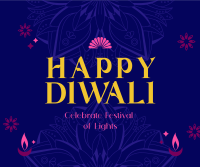 Happy Diwali Greeting Facebook post Image Preview
