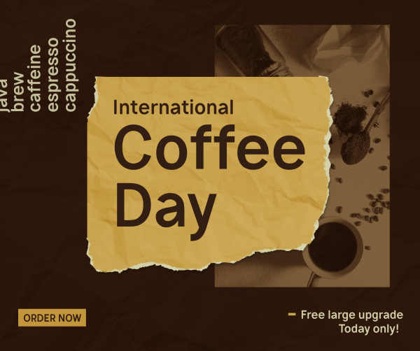 International Coffee Day Facebook Post Design Image Preview