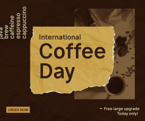 International Coffee Day Facebook post