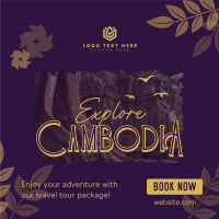 Cambodia Travel Tour Instagram post Image Preview
