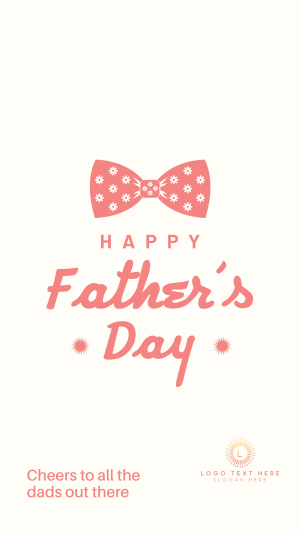 Father's Day Bow Facebook story Image Preview