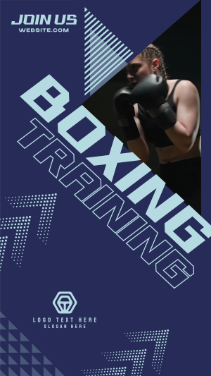 Join our Boxing Gym Facebook story Image Preview