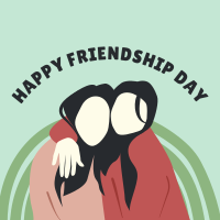 Happy Friendship Day Girl Friends Instagram post Image Preview