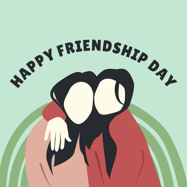 Happy Friendship Day Girl Friends Instagram Post Design Image Preview