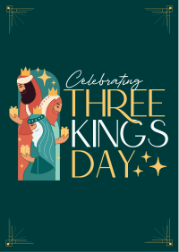 Modern Three Kings Day Flyer Image Preview