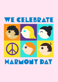 Tiled Harmony Day Flyer Image Preview