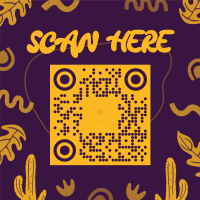 Quirky Scan Shop QR Code Design