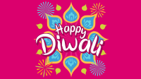 Diwali Festival Greeting Facebook Event Cover Design