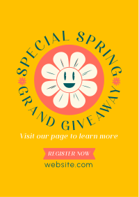 Spring Giveaway Flyer Design