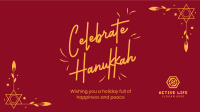 Hanukkah Holiday Facebook event cover Image Preview
