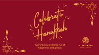 Hanukkah Holiday Facebook Event Cover Image Preview