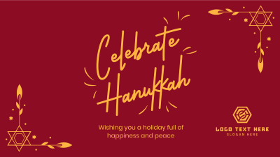 Hanukkah Holiday Facebook event cover Image Preview