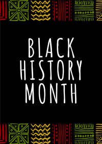 Celebrating Black History Poster Design