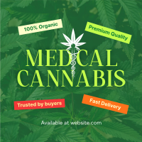 Trusted Medical Marijuana Instagram post Image Preview