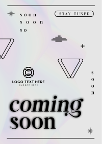 Holographic Coming Soon Poster Image Preview