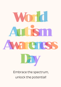 Autism Awareness Poster Image Preview