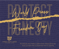 World Press Freedom Facebook Post Design
