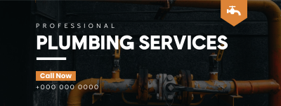 Plumbing Services Facebook cover Image Preview