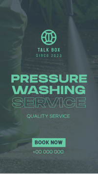 Professional Pressure Wash TikTok video Image Preview