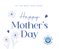 Mother's Day Greetings Facebook Post Design