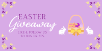 Easter Bunny Giveaway Twitter post Image Preview