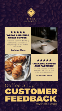 Modern Coffee Shop Feedback Video Image Preview