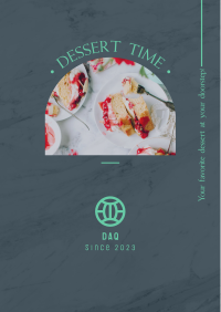 Dessert Time Delivery Flyer Design