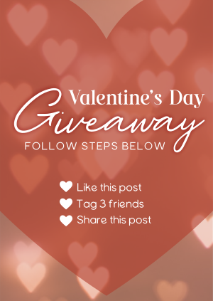 Valentine's Giveaway Poster Image Preview