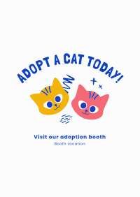 Adopt A Cat Today Flyer Image Preview