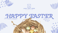 Easter Sunday Greeting Facebook Event Cover Design