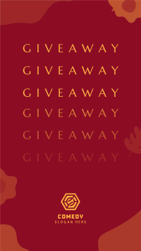 Giveaway Time Facebook story Image Preview