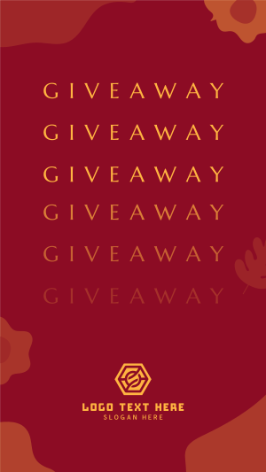 Giveaway Time Facebook story Image Preview